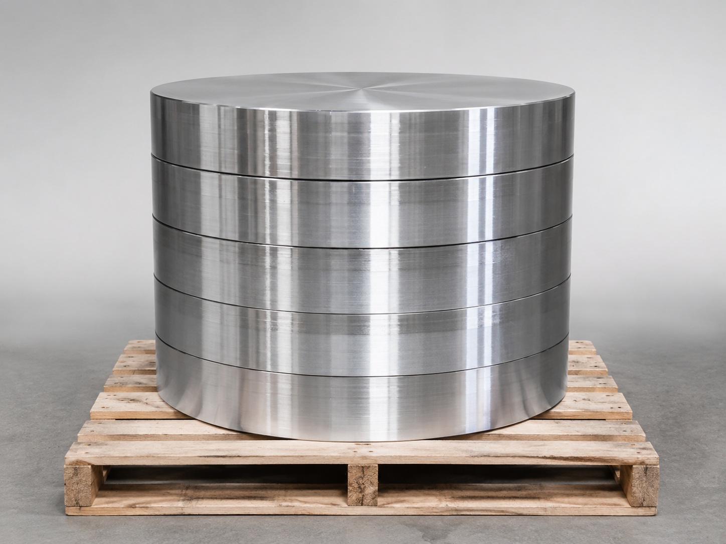 Large machined cylindrical component