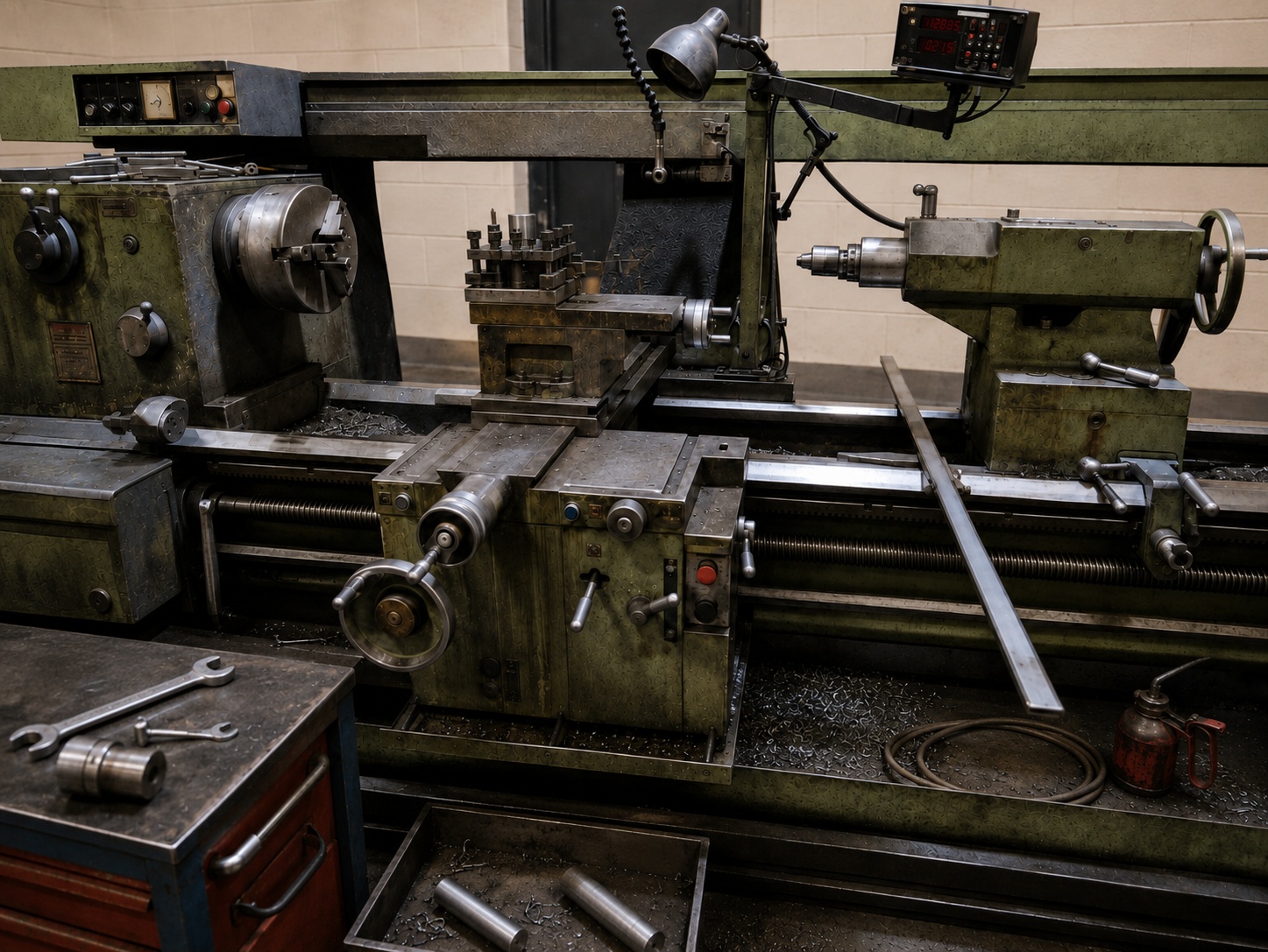 TOS Trencin manual lathe