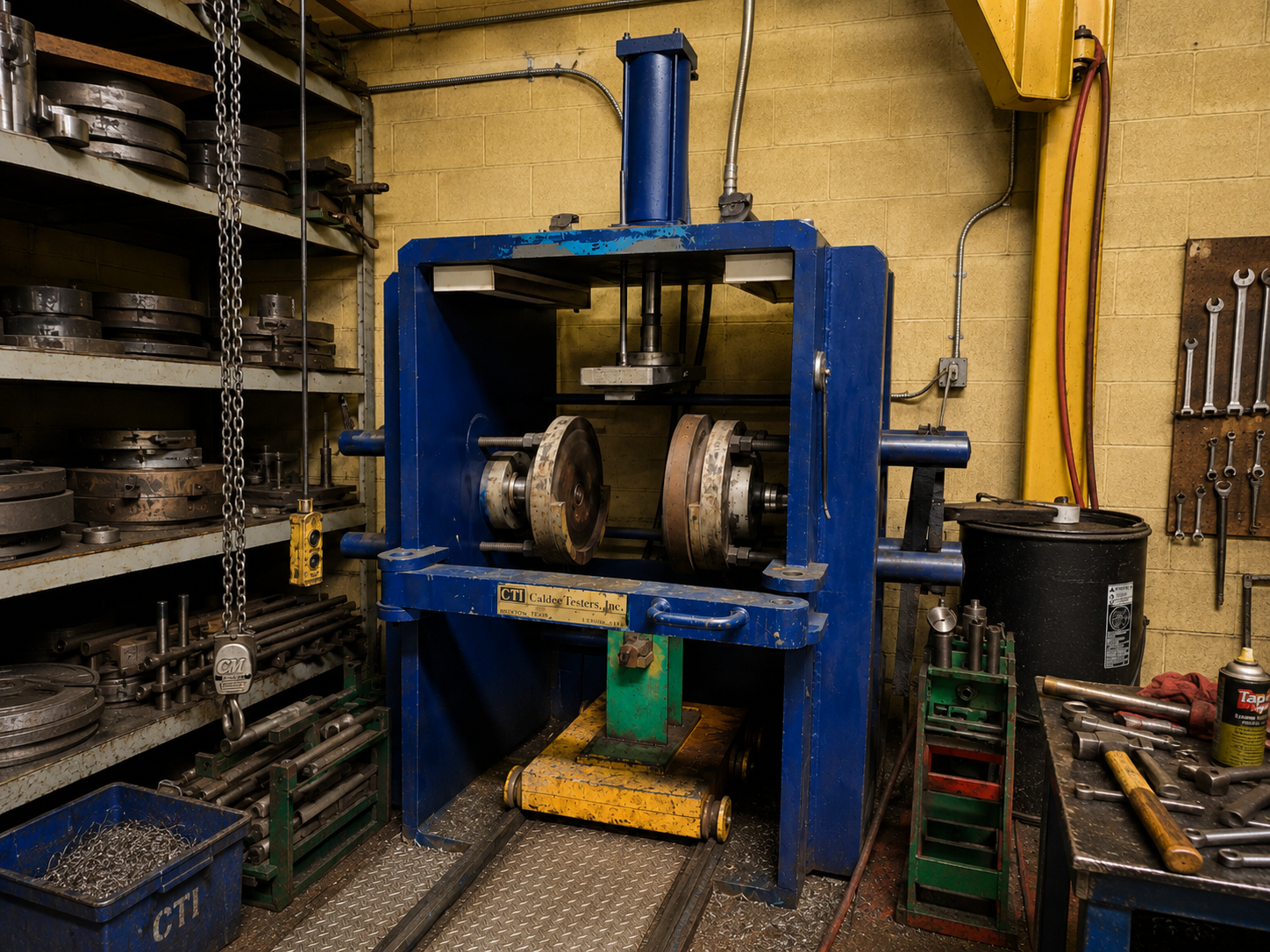 CTI pressure testing machine